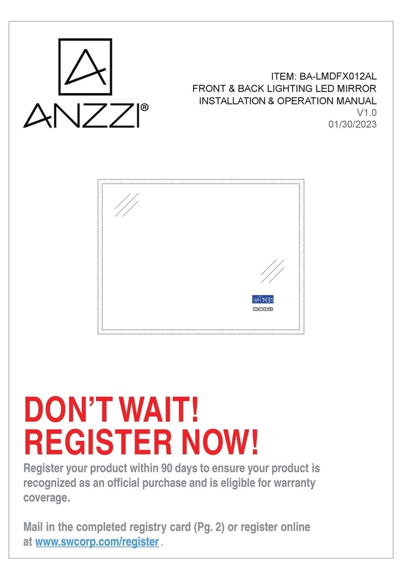 Anzzi BA-LMDFX012AL User manual