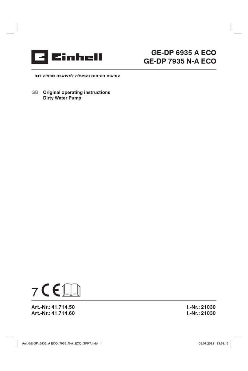 EINHELL GE-DP 6935 A ECO User manual EINHELL GE-DP 6935 A ECO User manual