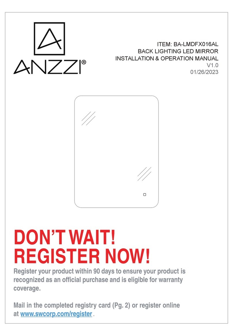 Anzzi BA-LMDFX016AL User manual
