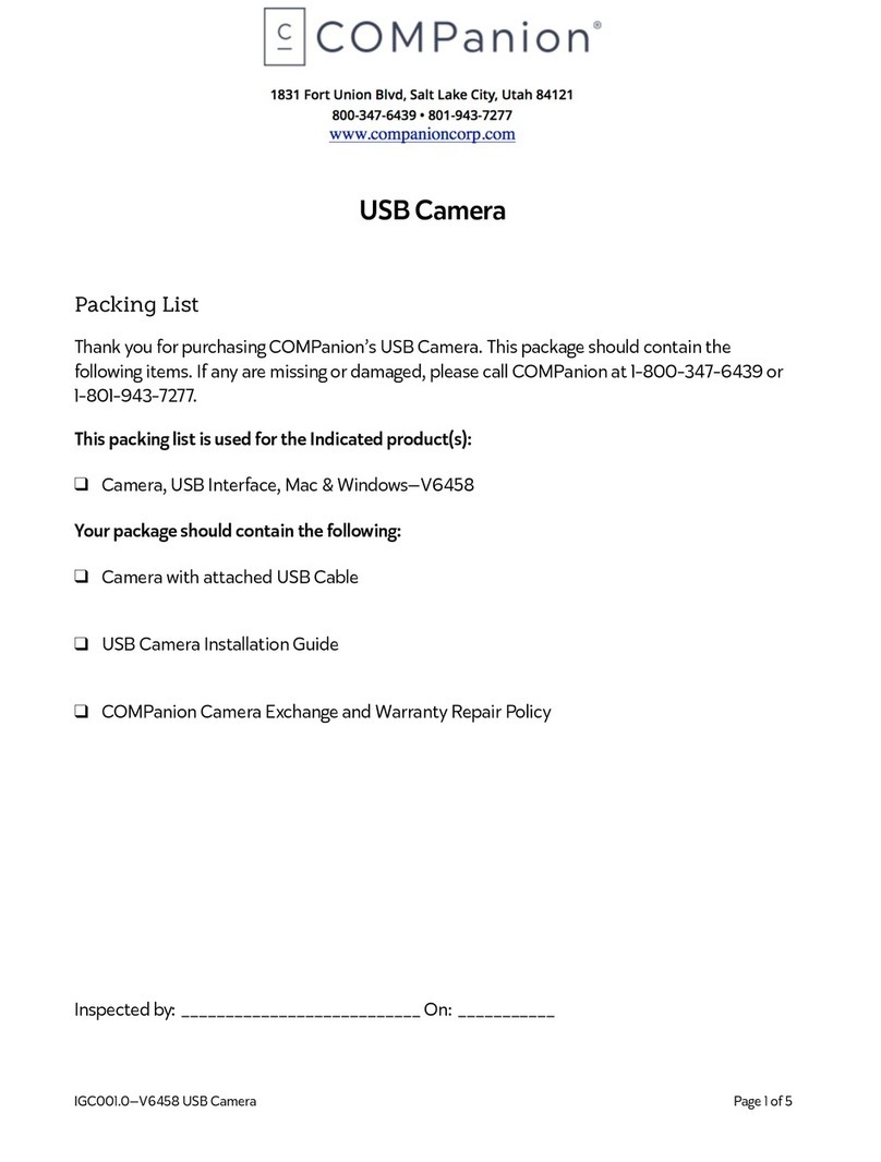 COMPANION V6458 manual