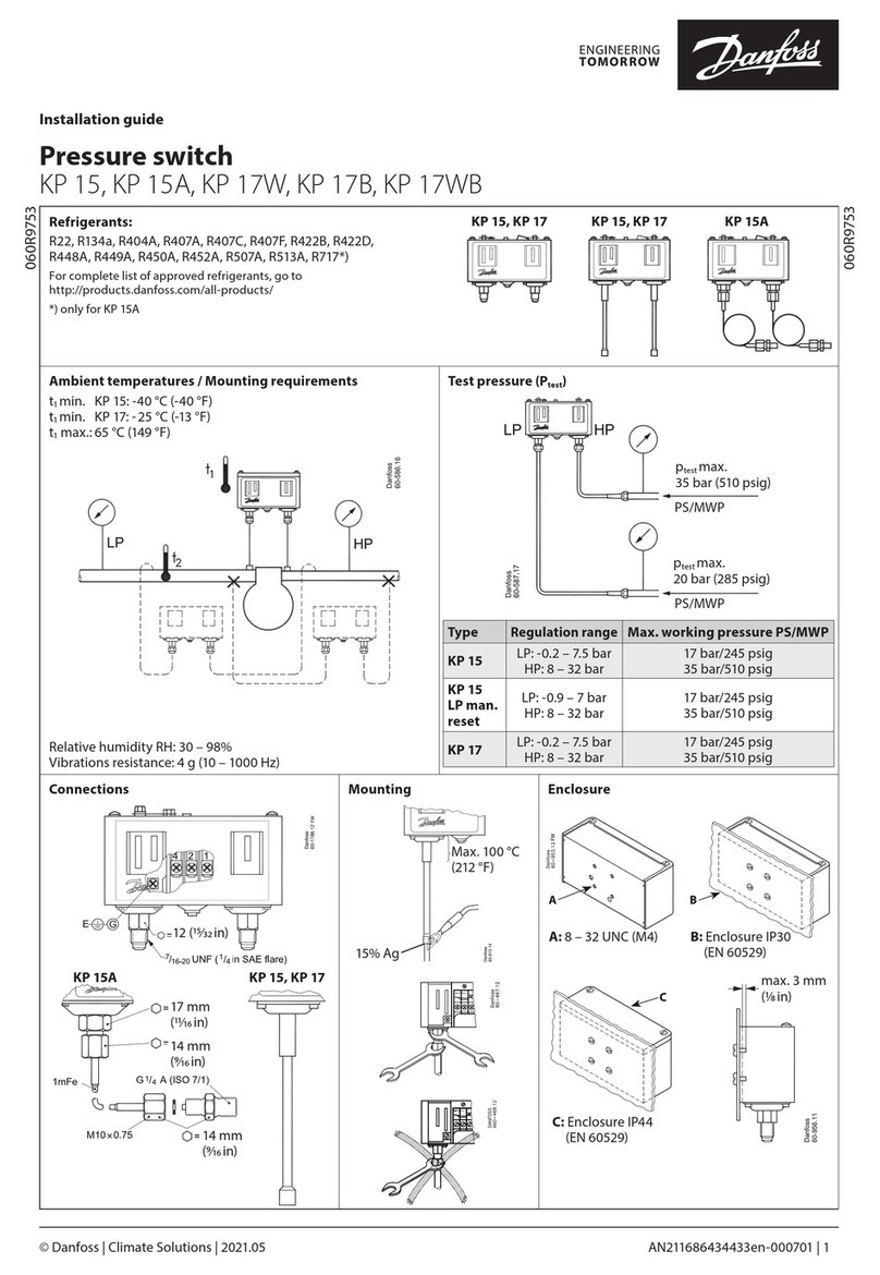 Danfoss KP 15 User manual