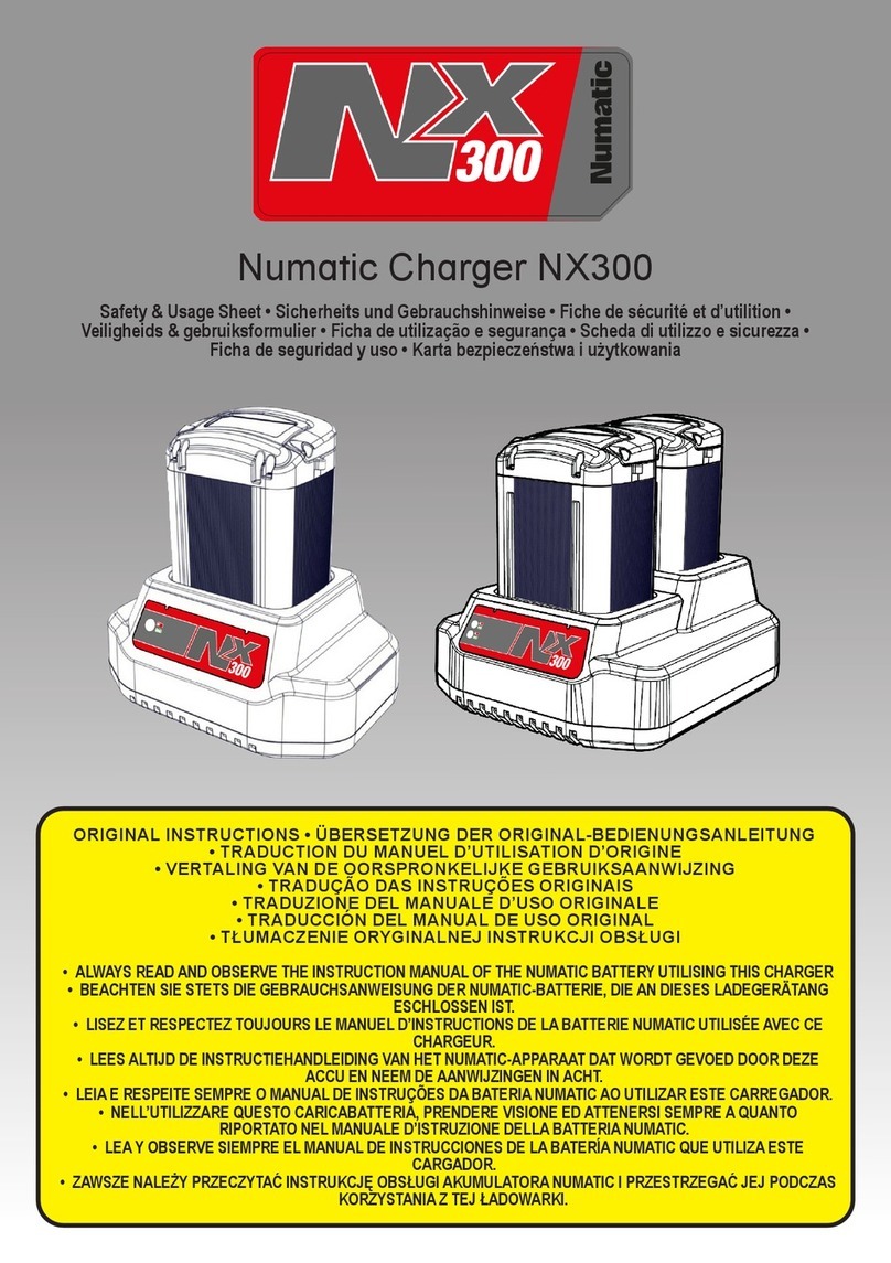 Numatic NX300 Safety and usage