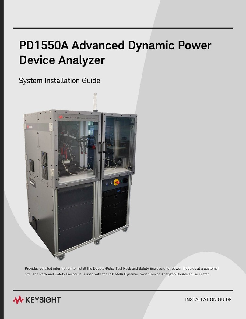 Keysight PD1550A System installation guide