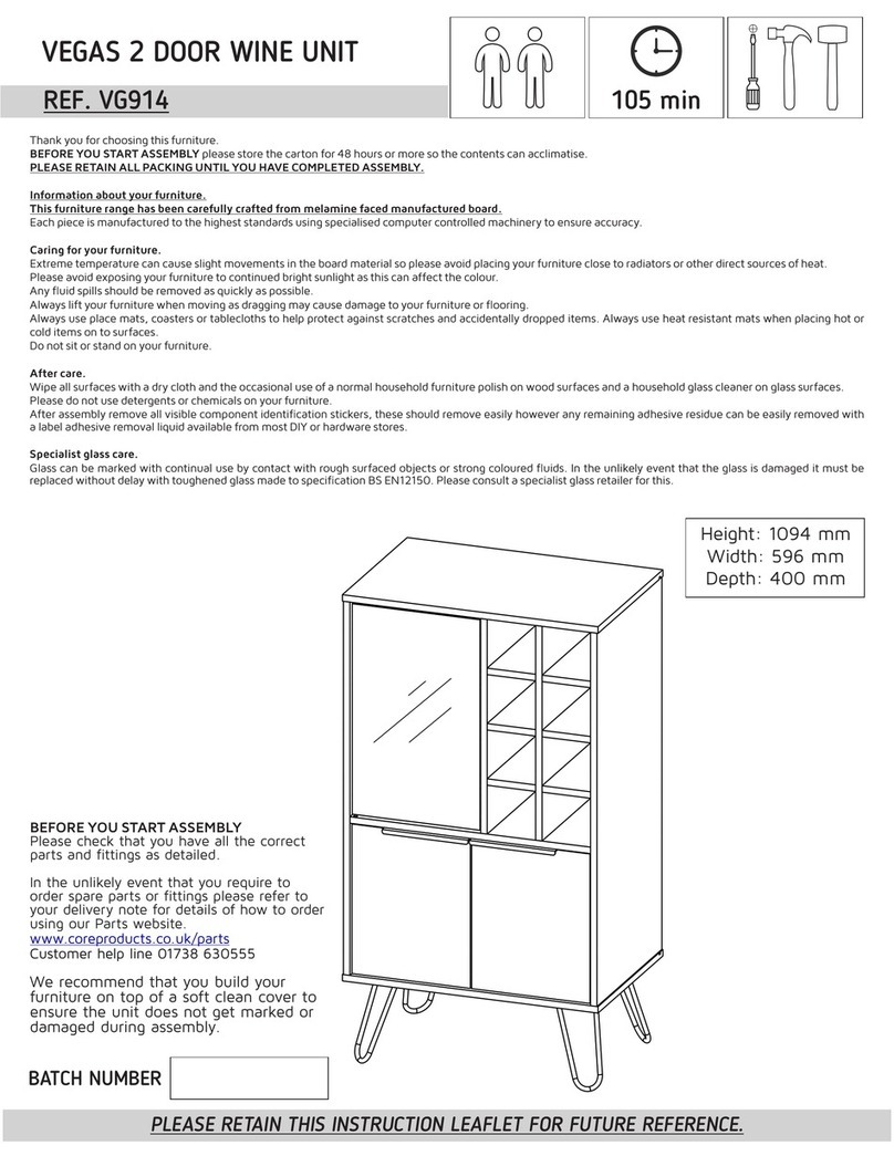 Core Products VEGAS VG914 manual
