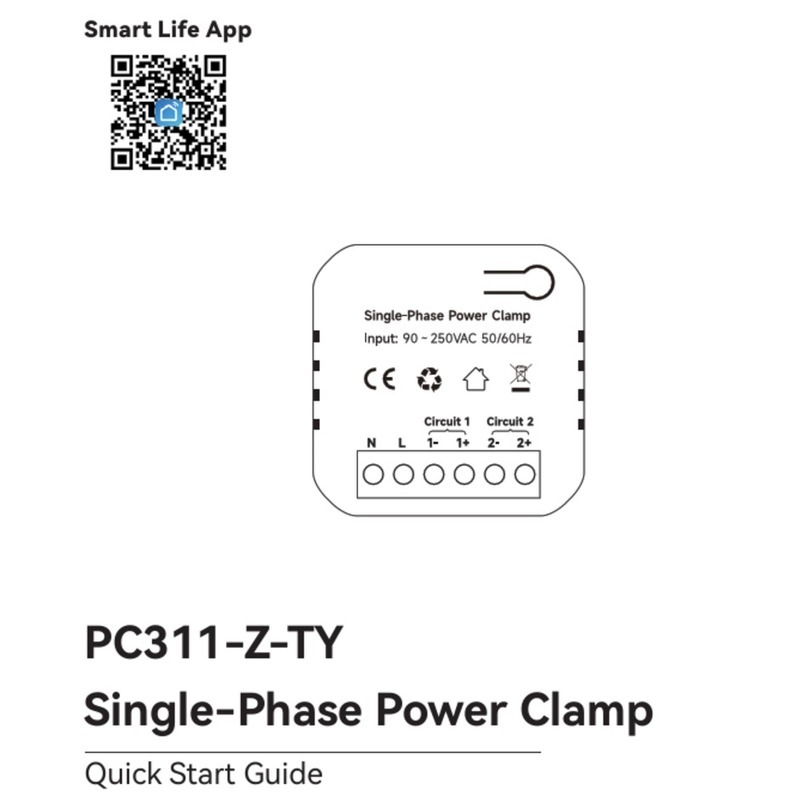 TUYA PC311-Z-TY quick start guide