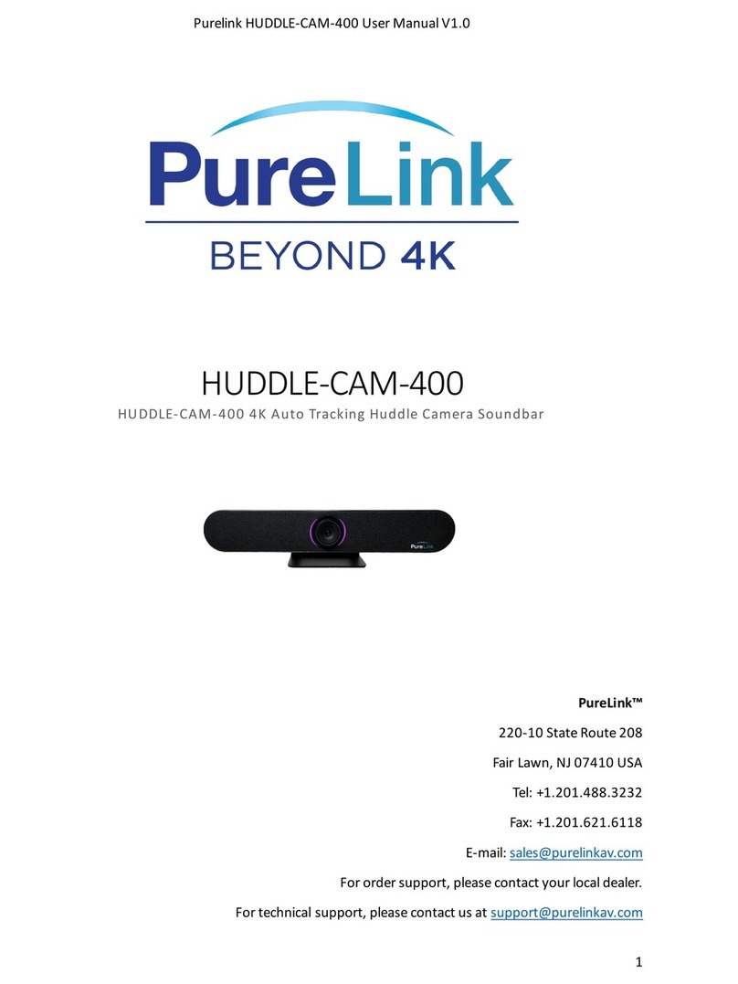 PureLink HUDDLE-CAM-400 user manual
