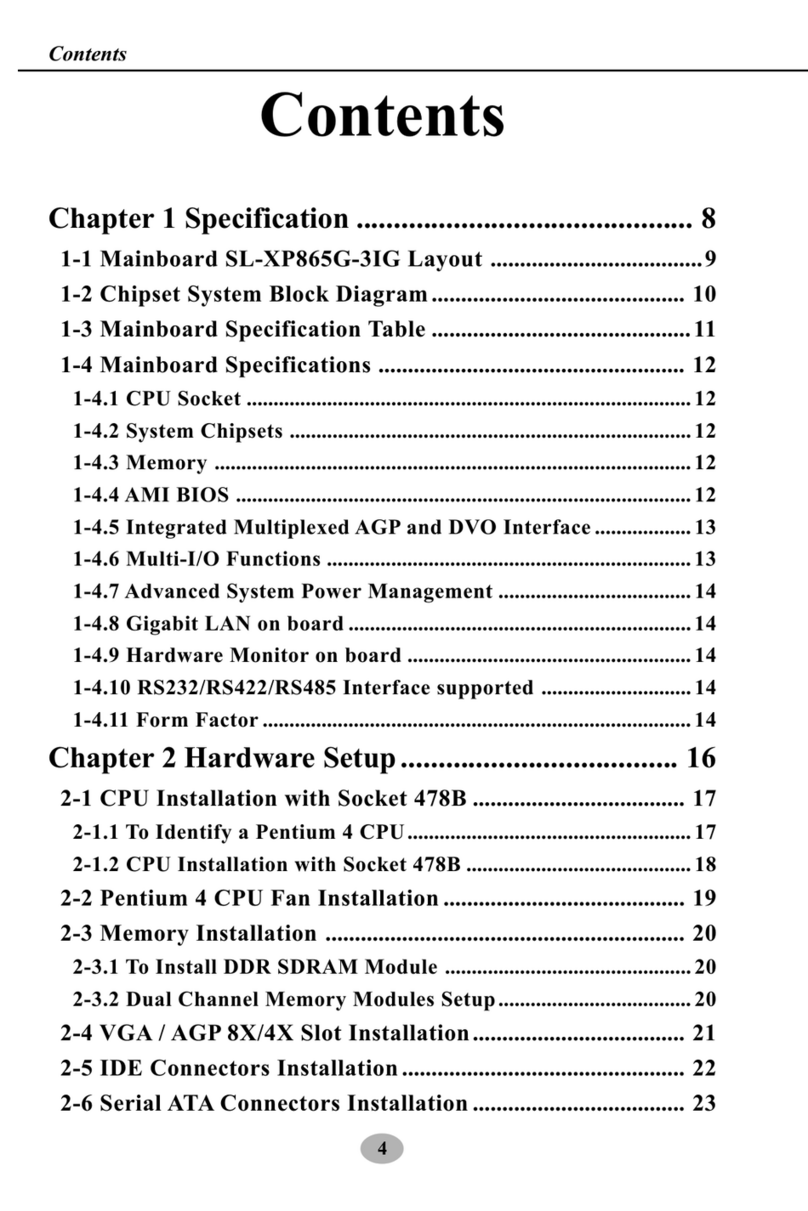 SOLTEK SL-XP865G-3IG User manual