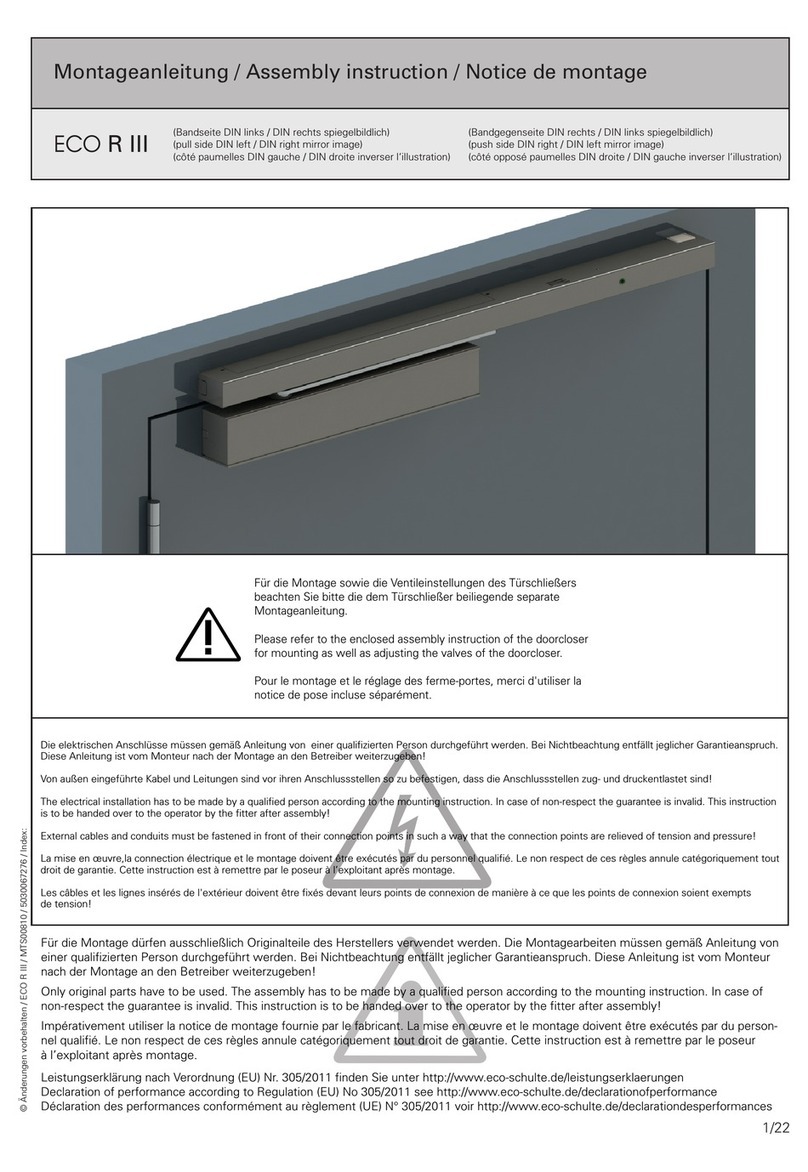 Eco R III Assembly instruction