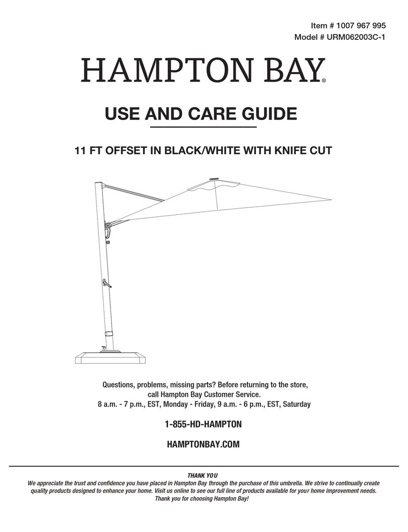 HAMPTON BAY URM062003C-1 Use and care guide HAMPTON BAY URM062003C-1 Use and care guide