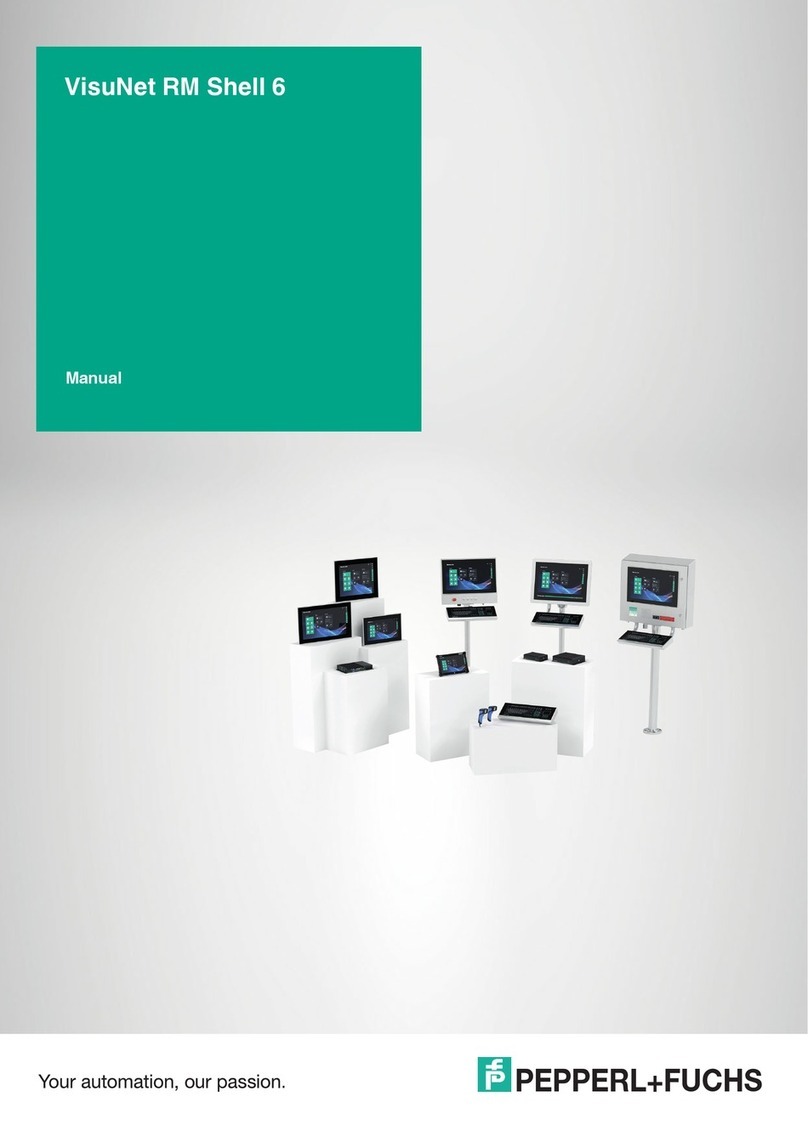 Pepperl+Fuchs VisuNet RM Shell 6 User manual