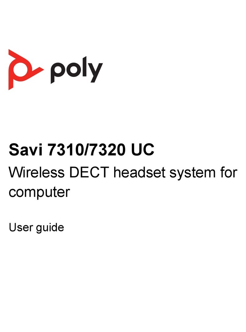 Poly Savi 7310 UC User manual