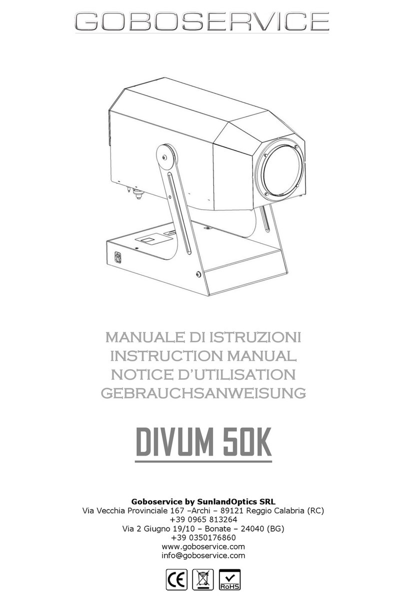 Goboservice DIVUM 50K instruction manual