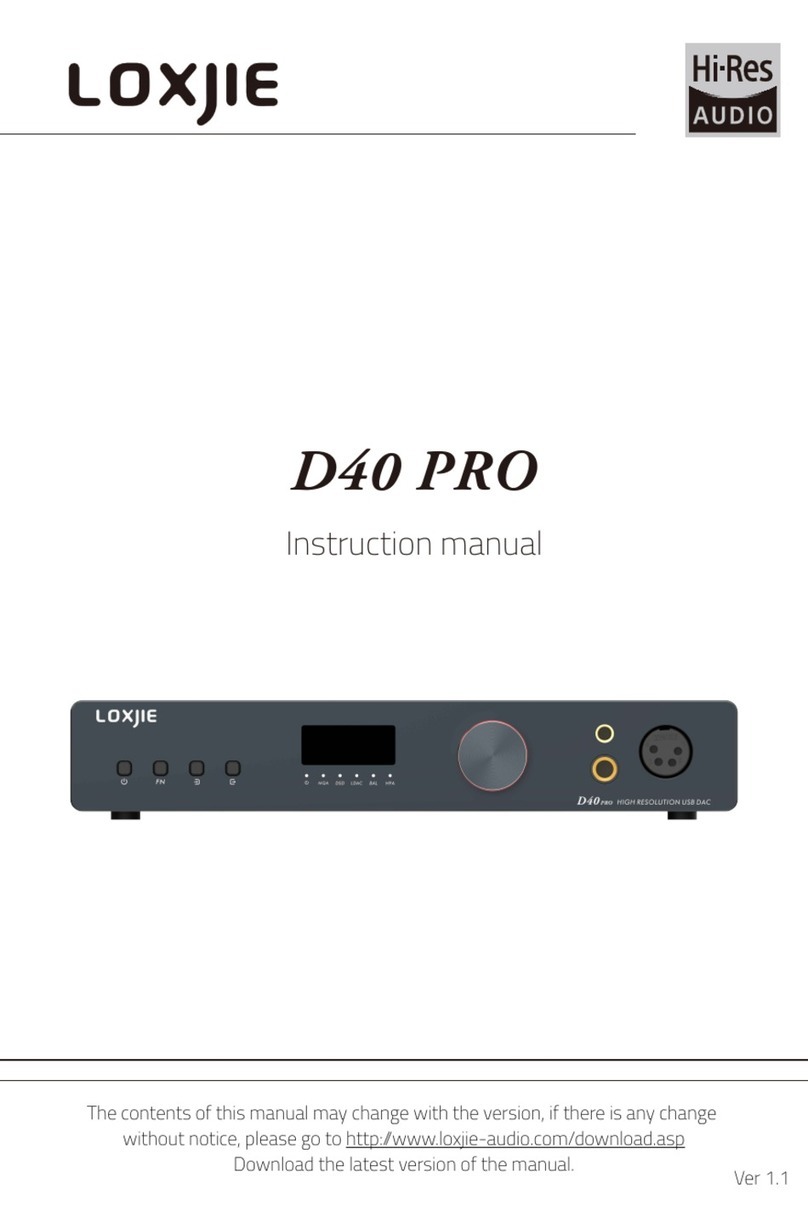 Loxjie D40 PRO User manual
