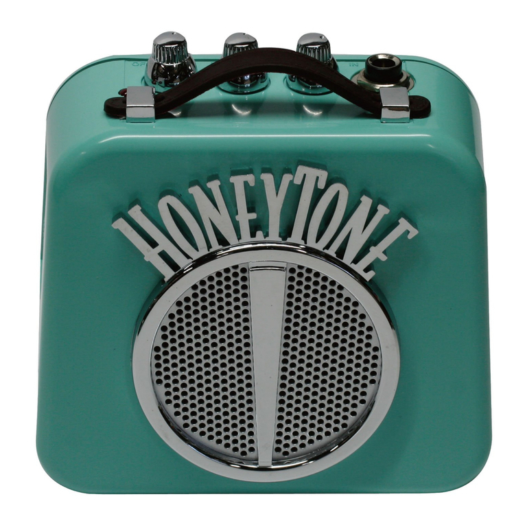 Danelectro N-10 Honeytone Mini Amp user manual
