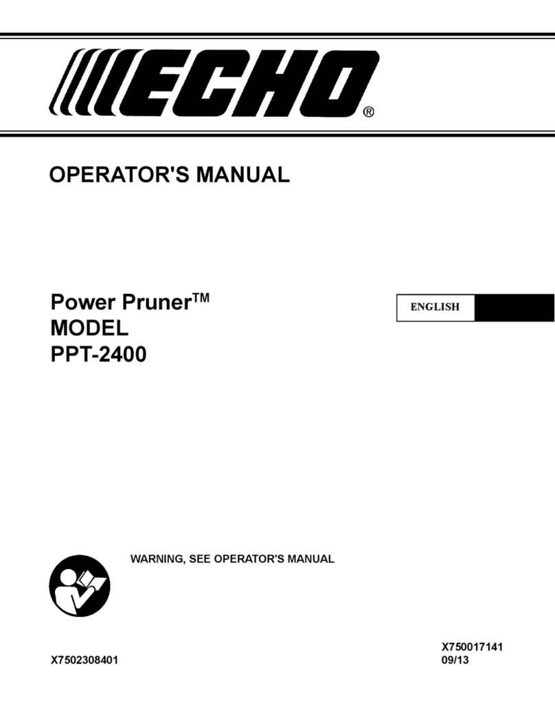 Echo Power Pruner PPT-2400 Operator's manual