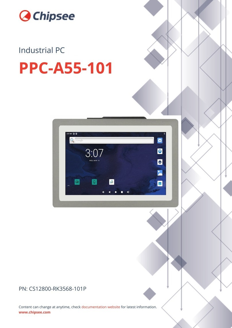 Chipsee PPC-A55-101 User manual