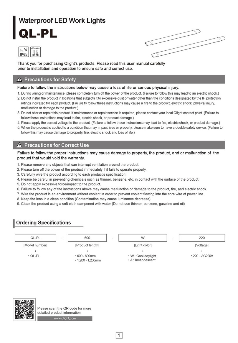 Qlight QL-PL User manual