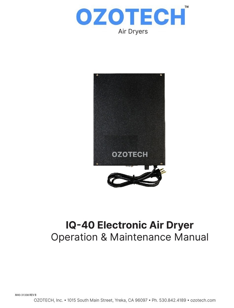 Ozotech IQ-40 Operation & maintenance manual