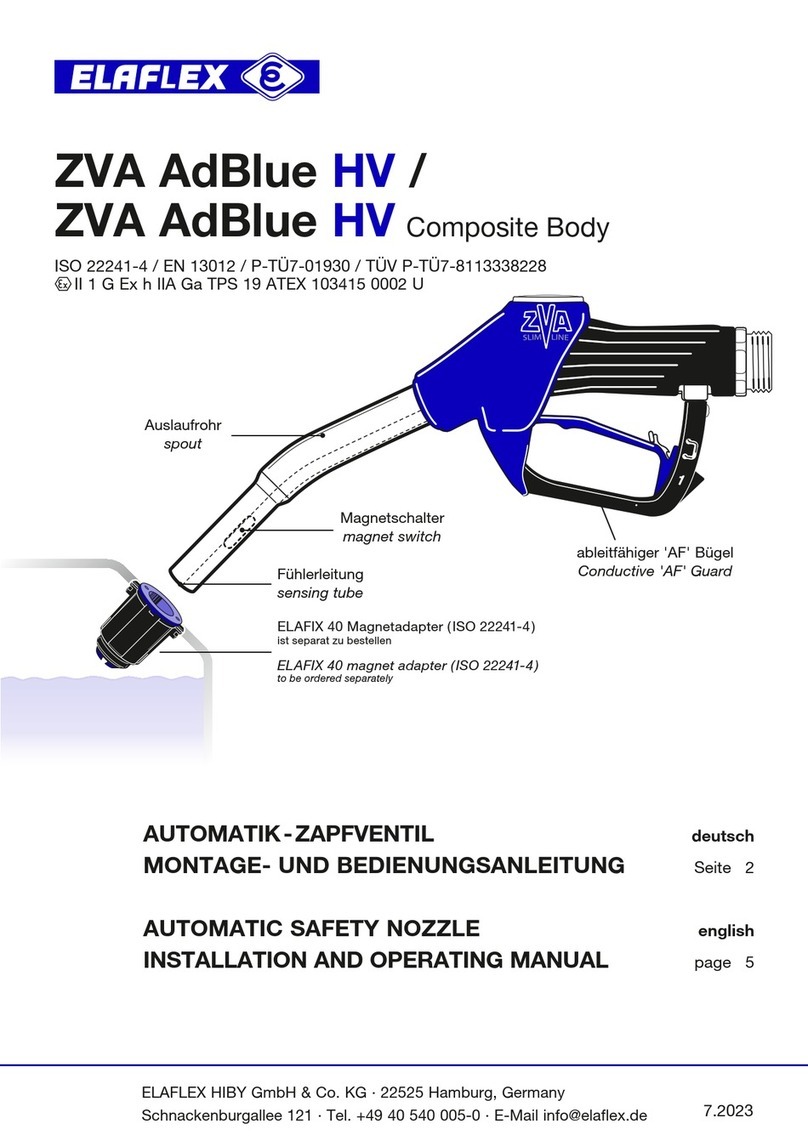 Elaflex ZVA AdBlue HV User manual