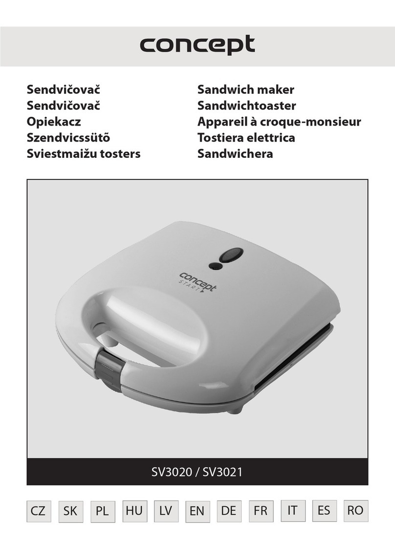 Concept2 SV 3020 User manual