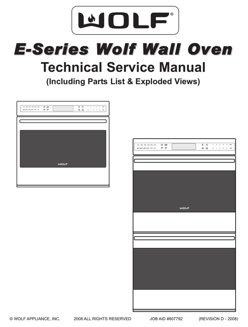 Wolf E Series Operating manual Wolf E Series Operating manual