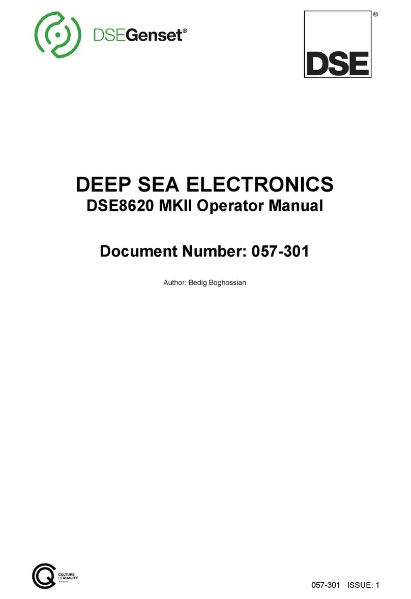 DSEGenset DSE8620 MKII Operator's manual