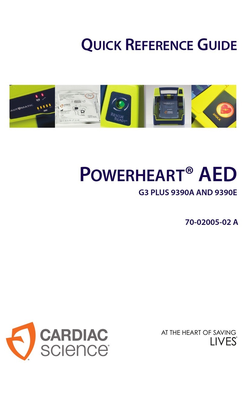 Cardiac Science Powerheart AED G3 Plus 9390A User manual