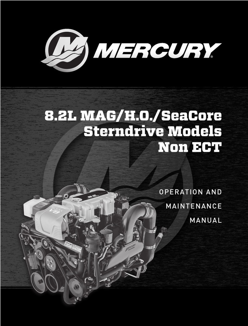 Mercury 8.2L MAG/H.O./SeaCore Sterndrive Operation and maintenance manual