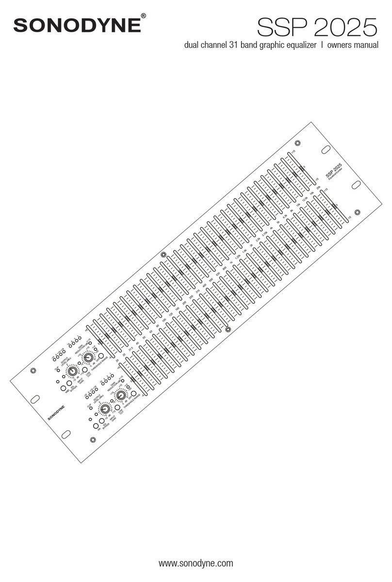 Sonodyne SSP 2025 owner's manual