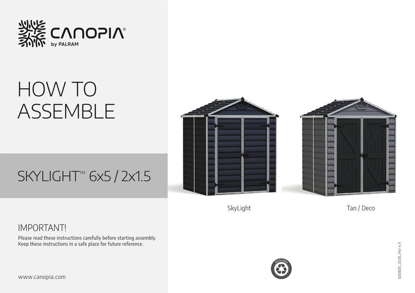 Palram Canopia SkyLight 702297 Administrator Guide Palram Canopia SkyLight 702297 Administrator Guide