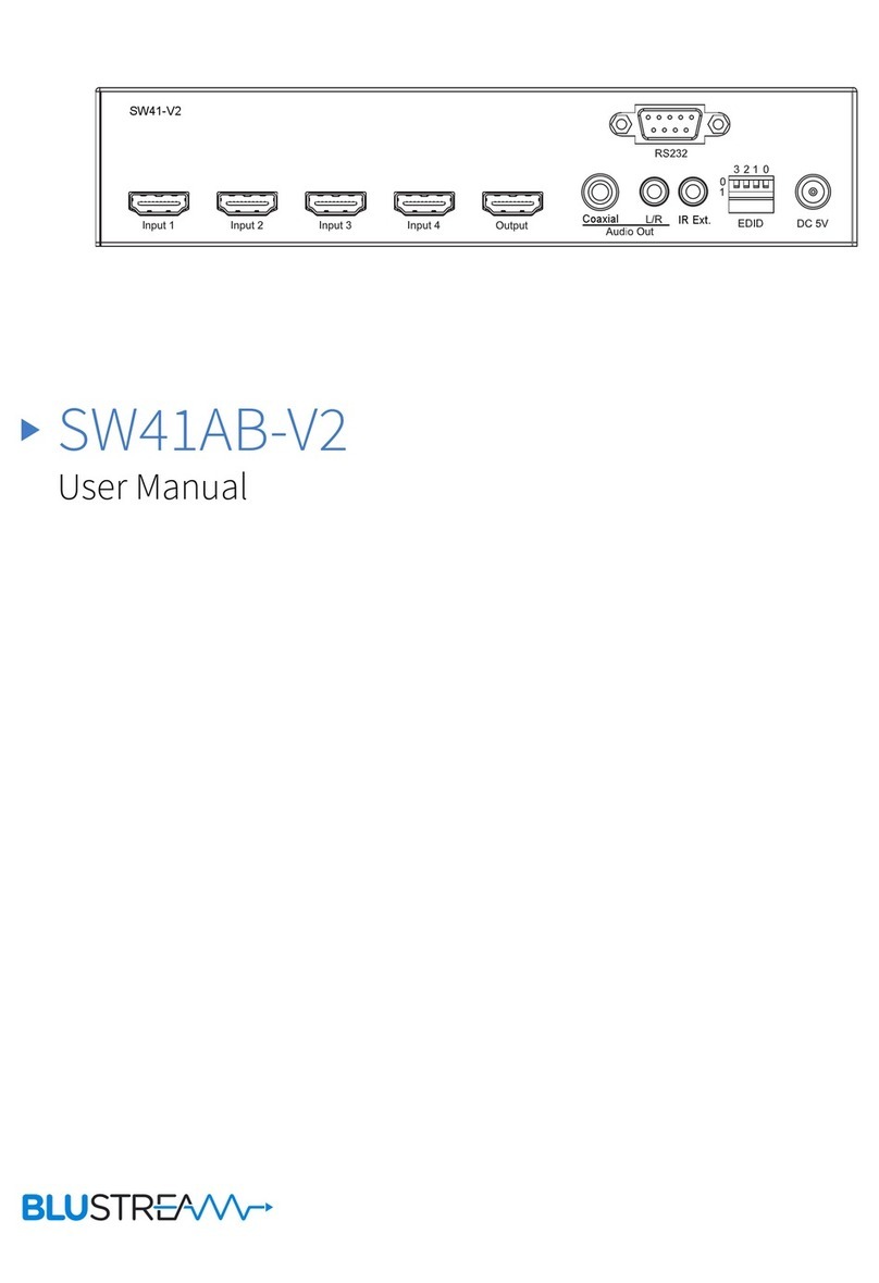 Bluestream SW41AB-V2 User manual