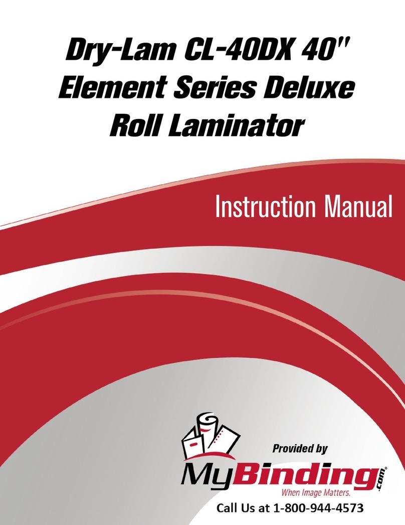 Martin Yale Dry-Lam CL-40DX User manual