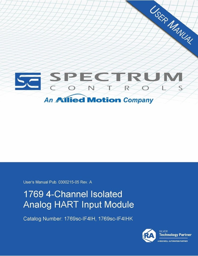Allied Motion SPECTRUM CONTROLS 1769 User manual