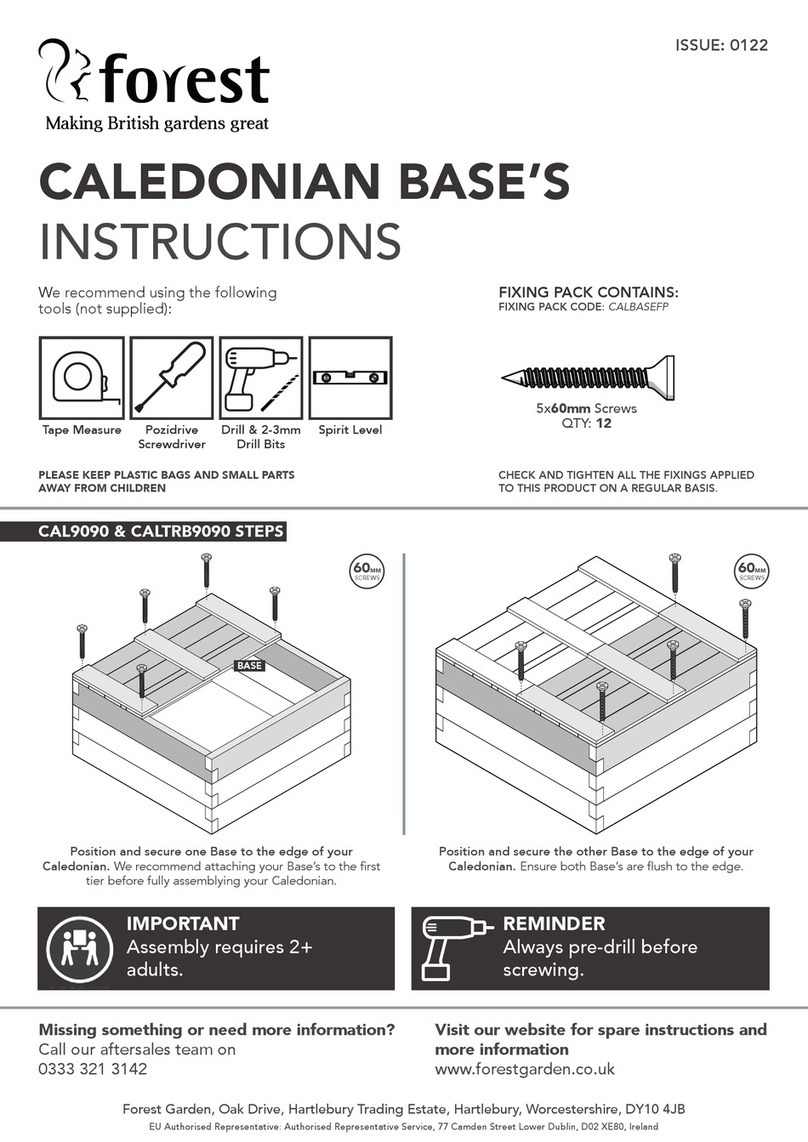 Forest CALEDONIAN CALBASEPK2 User manual