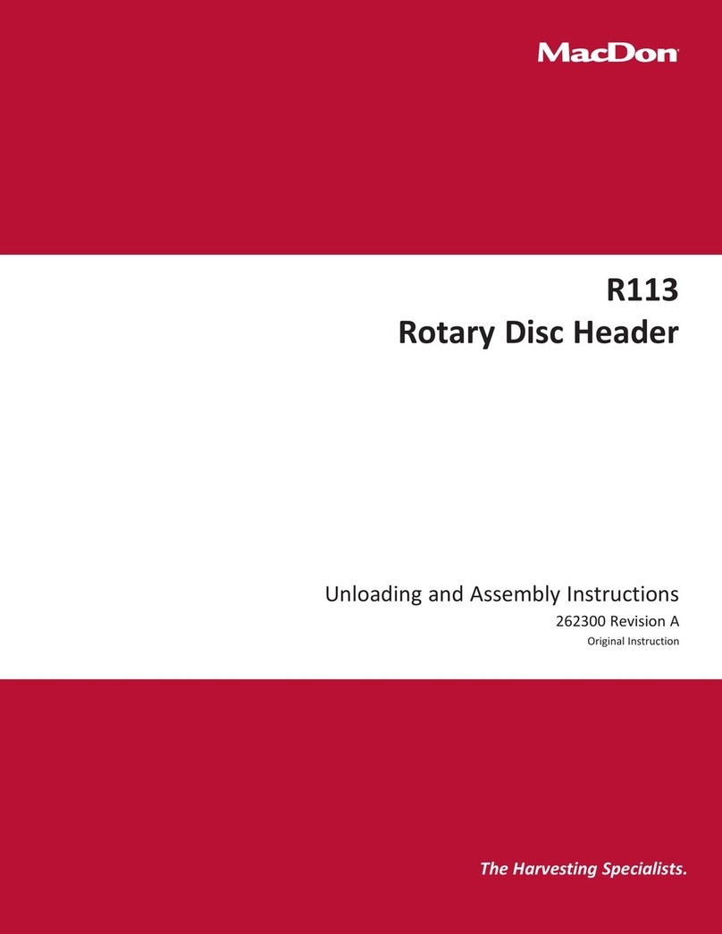 MacDon R113 User manual