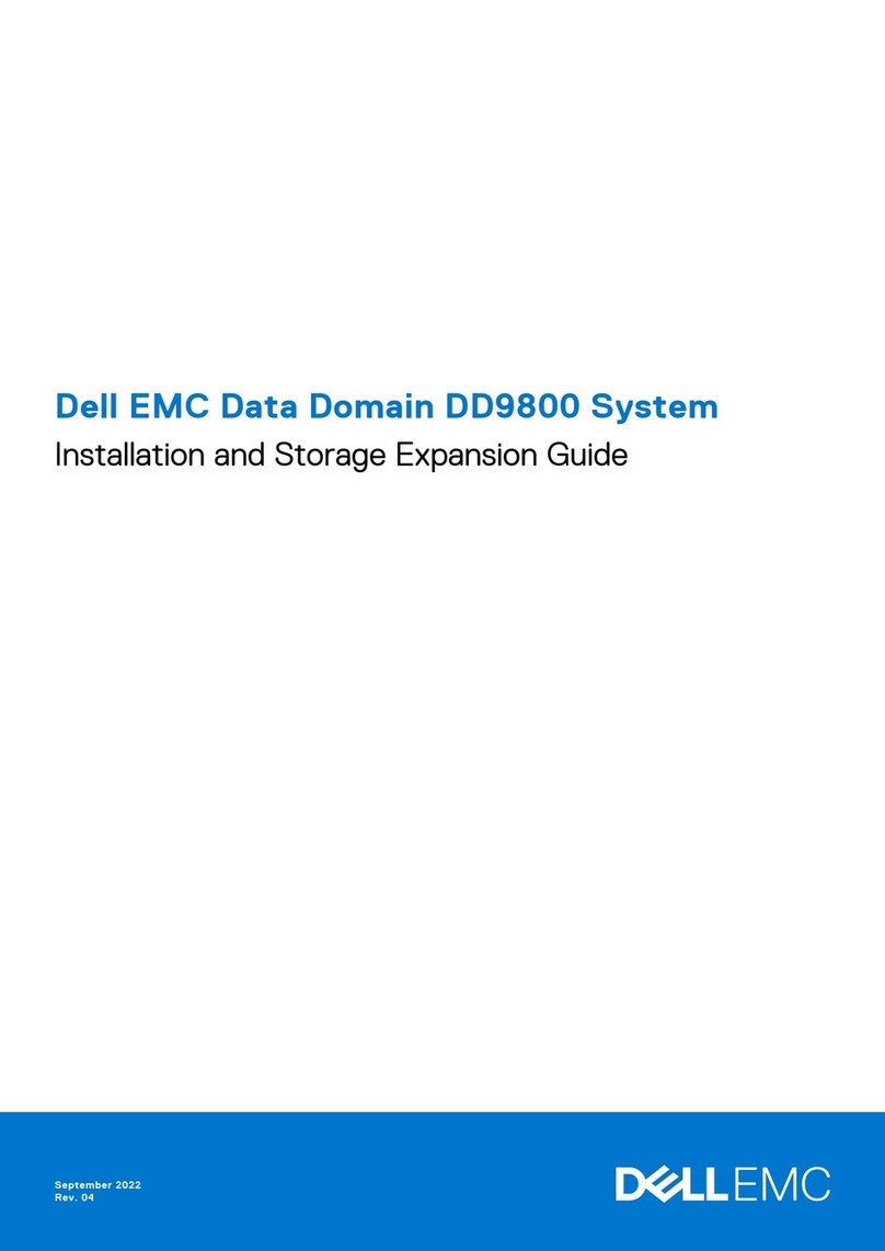 Dell Data Domain DD9800 User manual Dell Data Domain DD9800 User manual