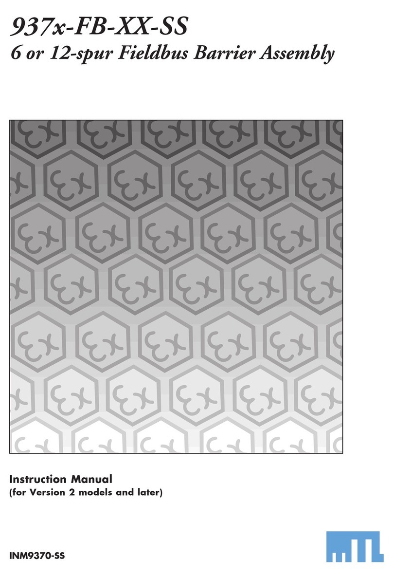 MTL 937 FB SS Series instruction manual