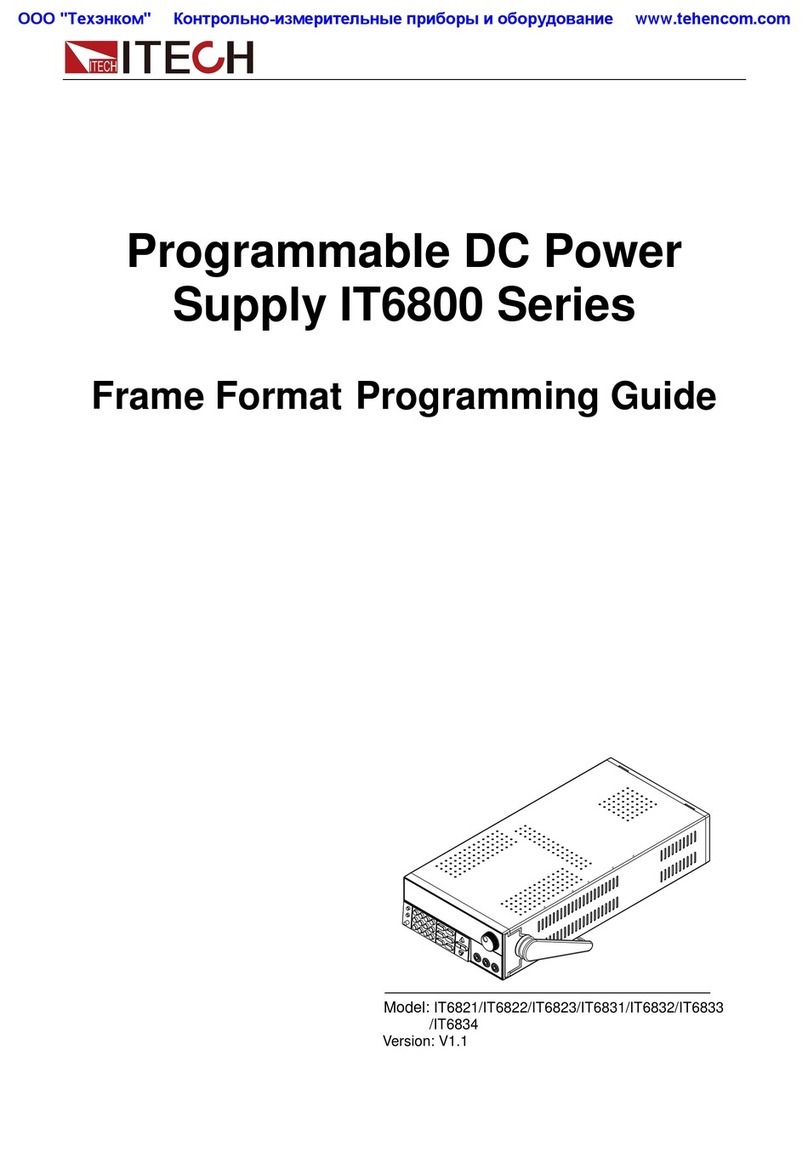 I-Tech IT6800 Series Programming guide