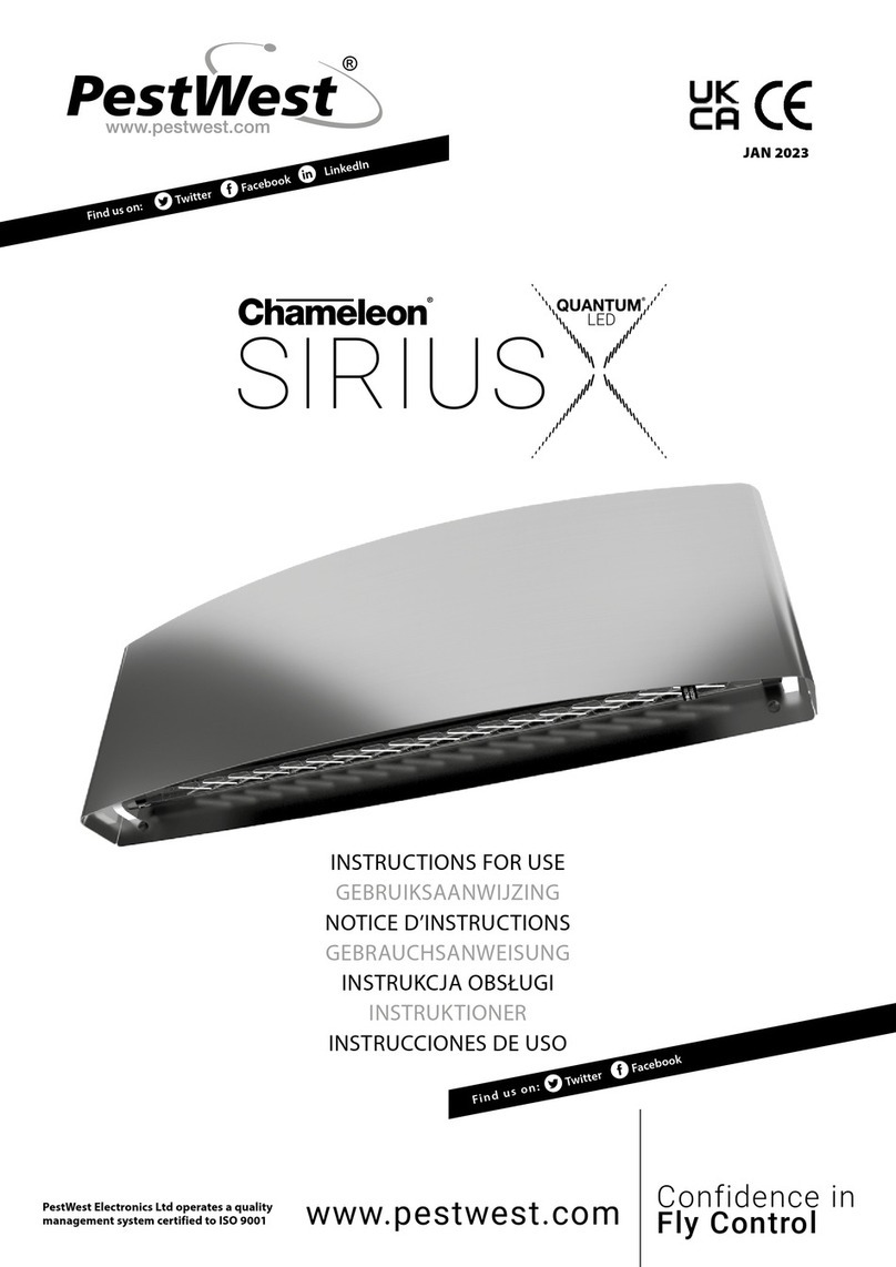 PestWest Chameleon Sirius X Instructions for use