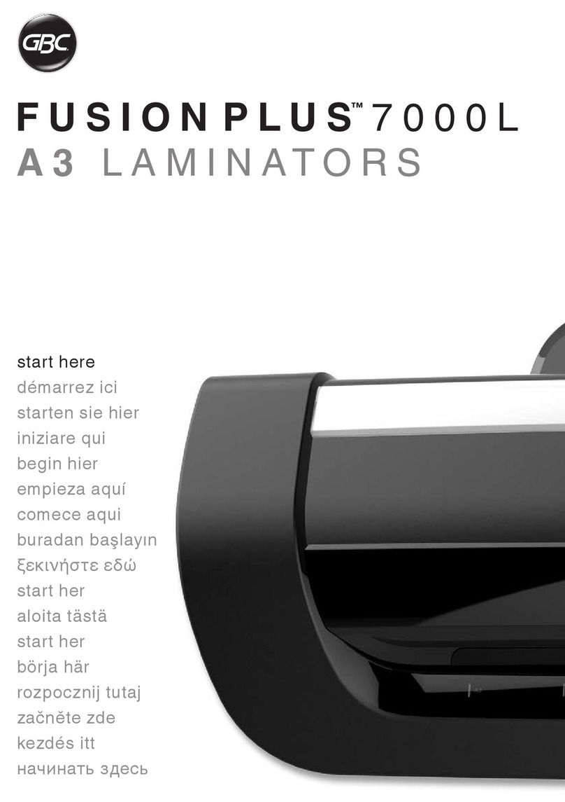 GBC Fusion Plus 7000 L Instruction Manual
