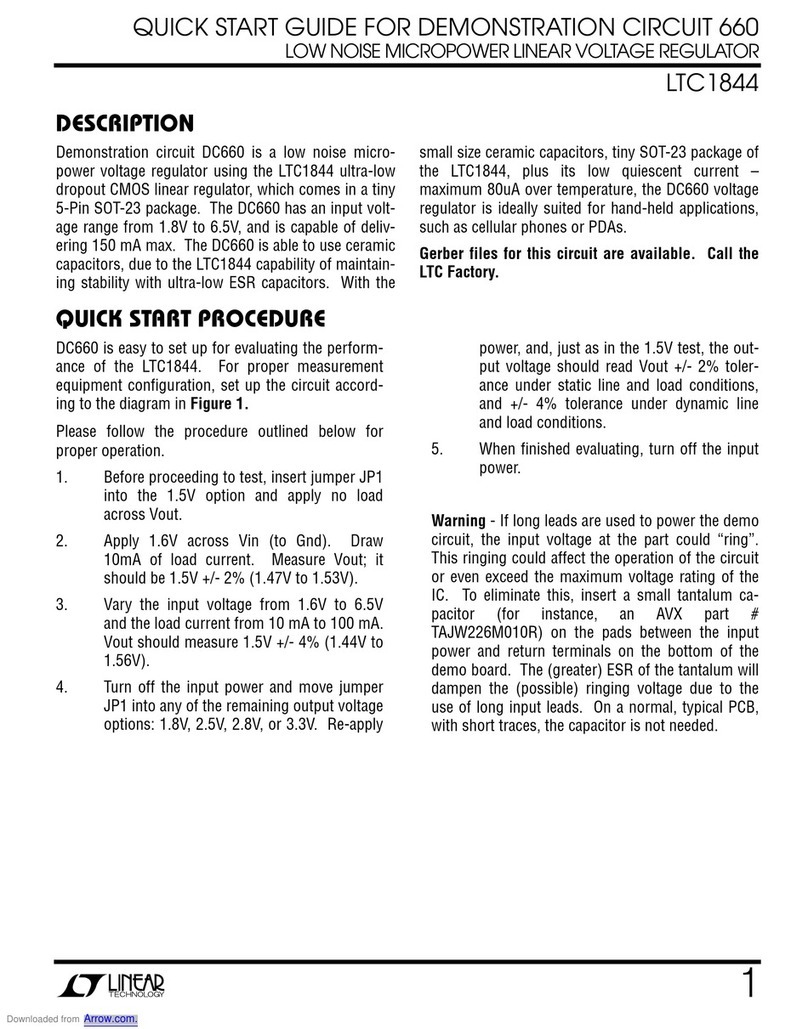 Linear Technology DC660 User manual