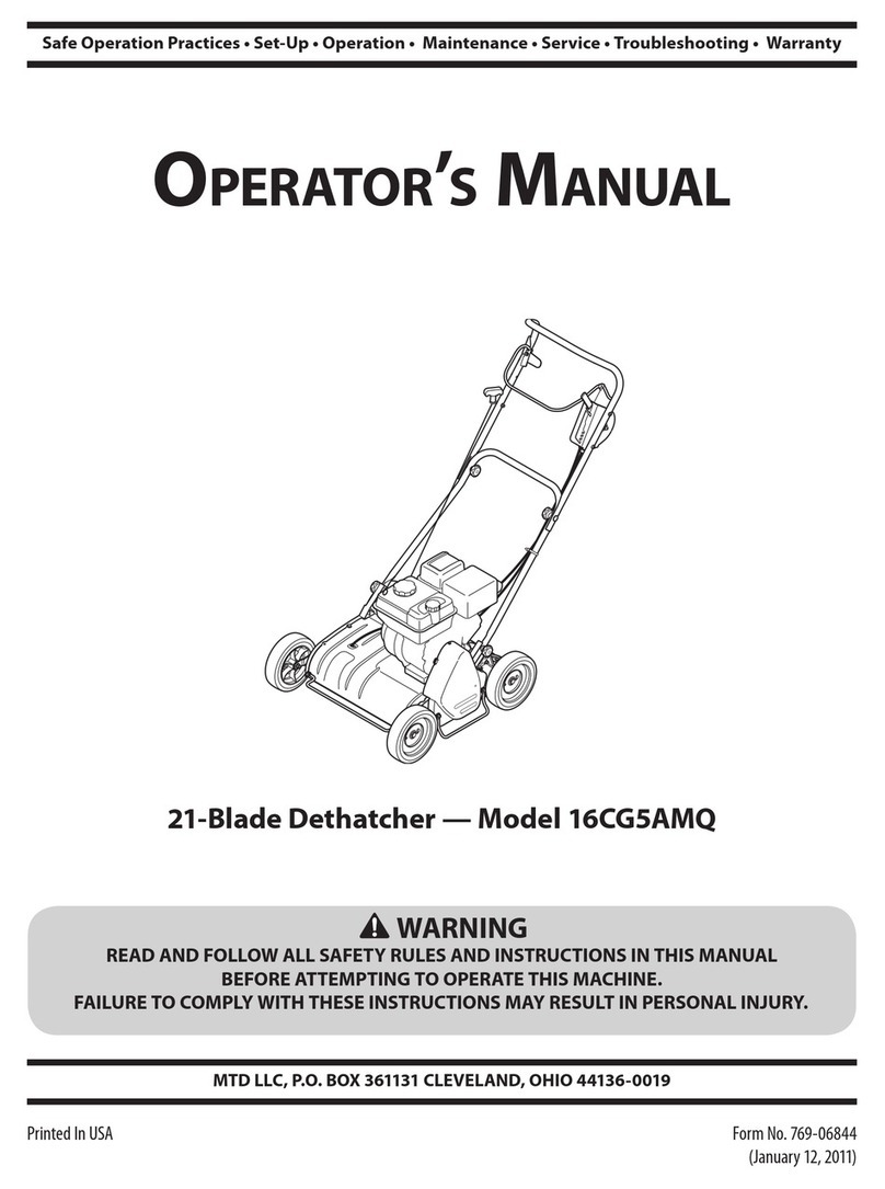 MTD 16CG5AMQ User manual