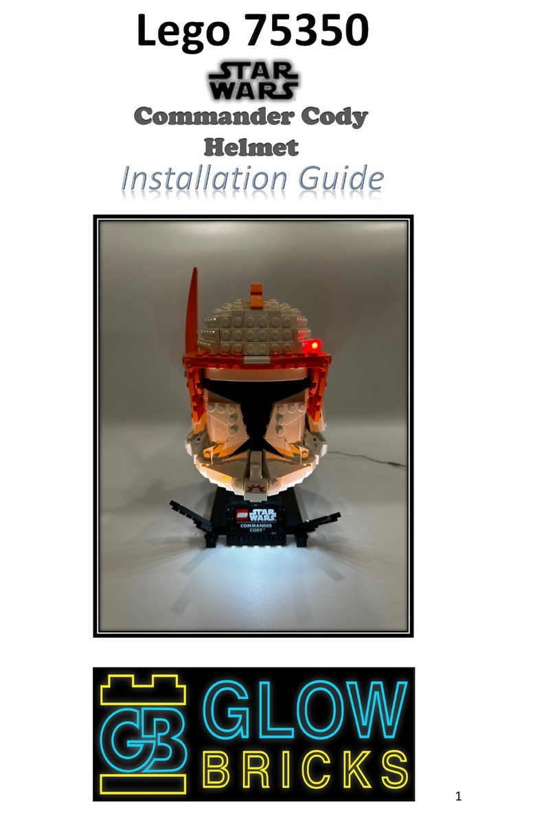 Glow Bricks Lego Star Wars Commander Cody Helmet 75350 User manual Glow Bricks Lego Star Wars Commander Cody Helmet 75350 User manual