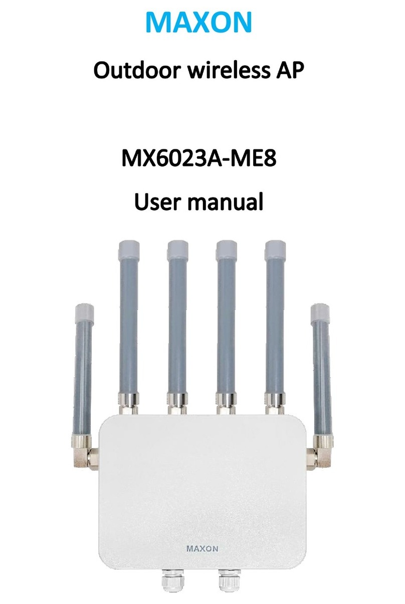 Maxon MX6023A-ME8 user manual
