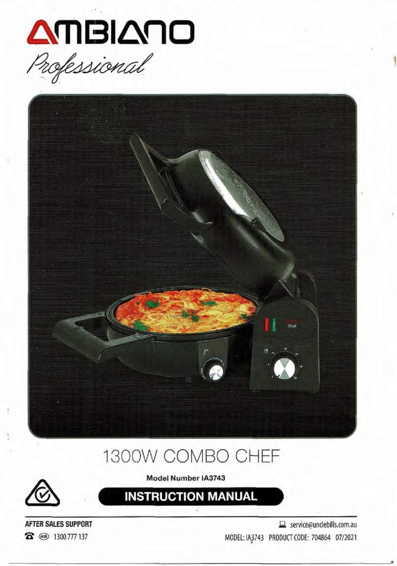 Ambiano Combo Chef 1300W User manual