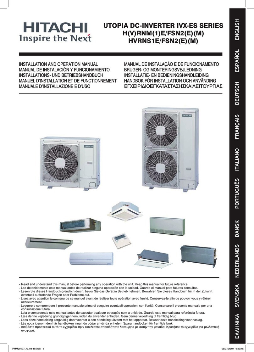 Hitachi IVX-ES Series User manual