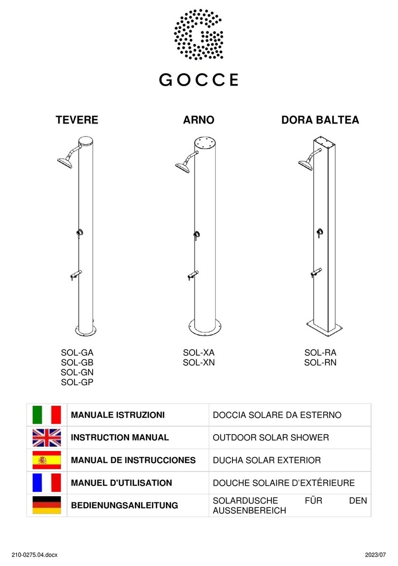 ATI di Mariani GOCCE TEVERE SOL-GA instruction manual ATI di Mariani GOCCE TEVERE SOL-GA instruction manual