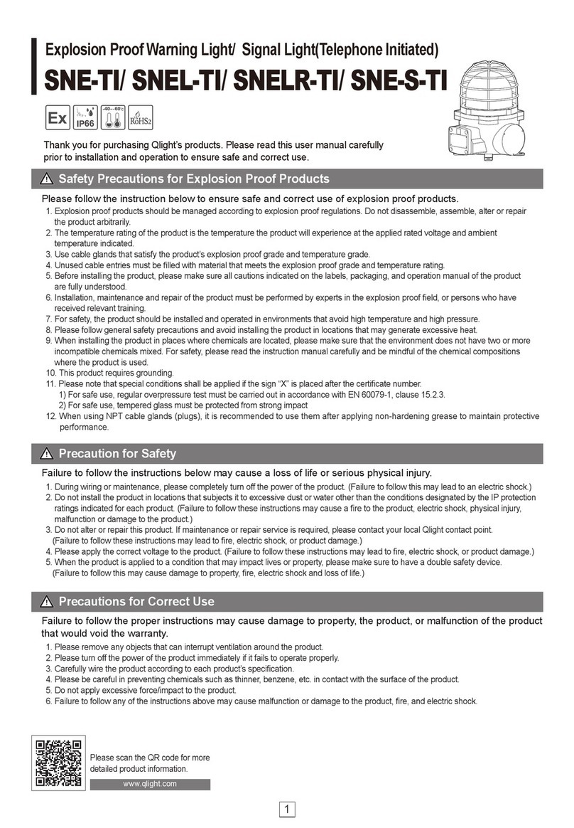 Qlight SNE-TI User manual