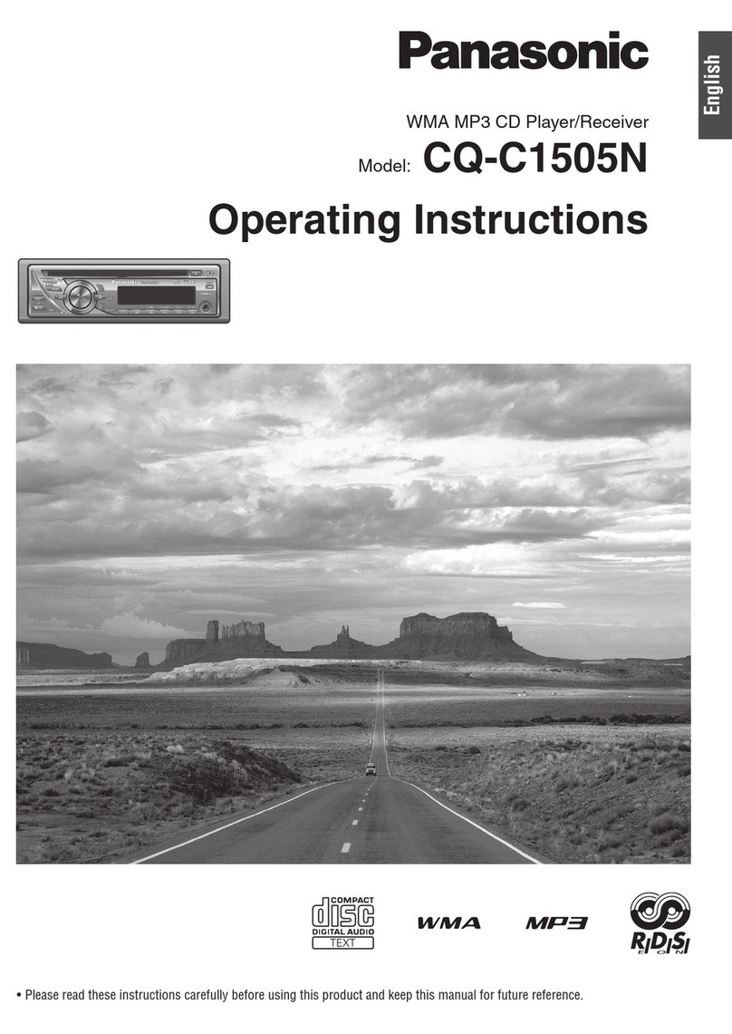 Panasonic CQ-C1505N operating instructions
