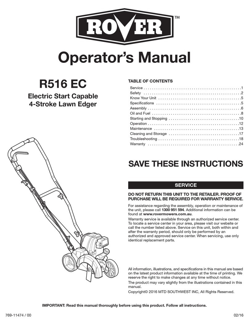 Rover R516 EC User manual Rover R516 EC User manual